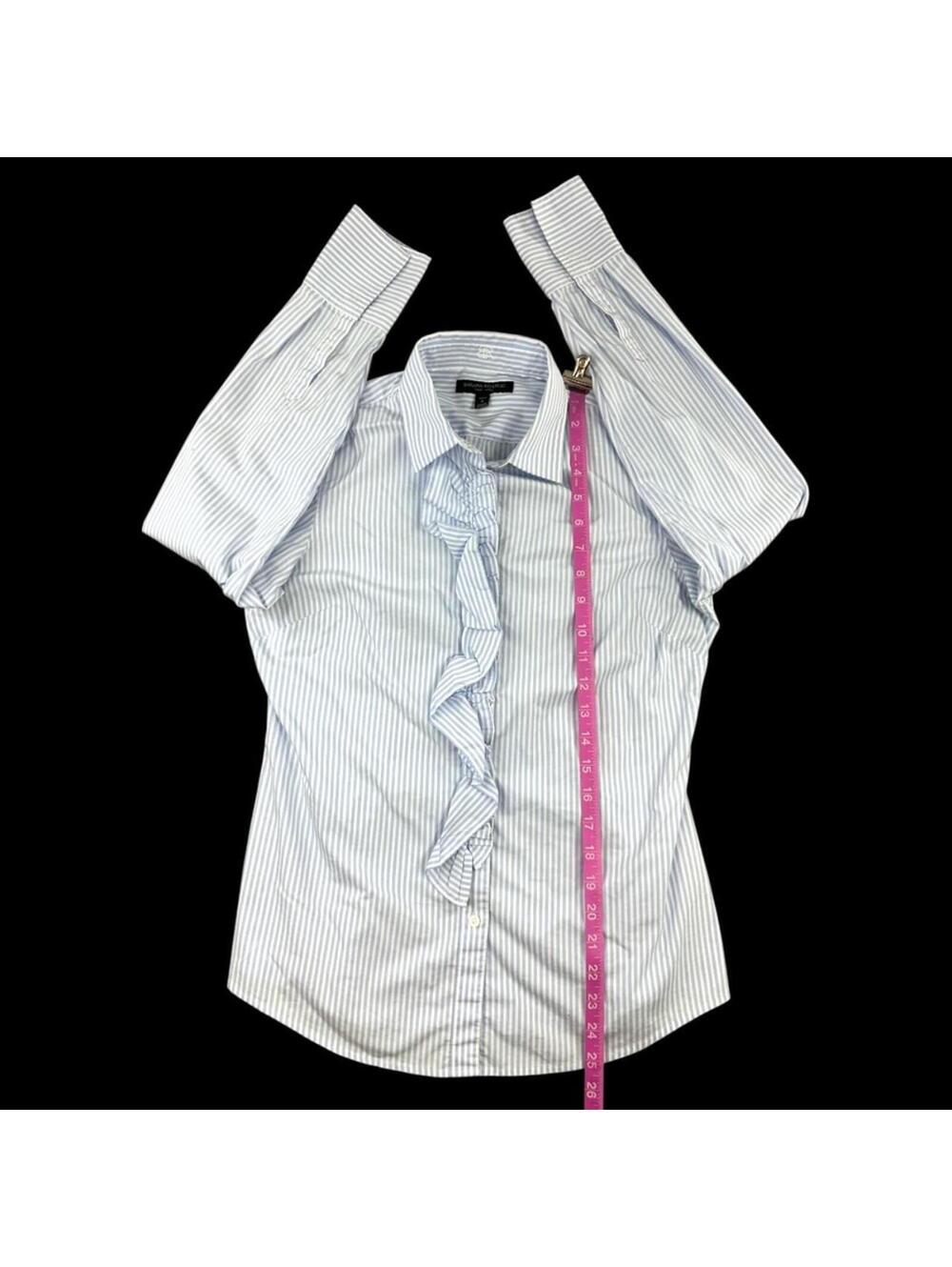 Banana Republic Riley Tailored Ruffle Button Down - Picture 8 of 8